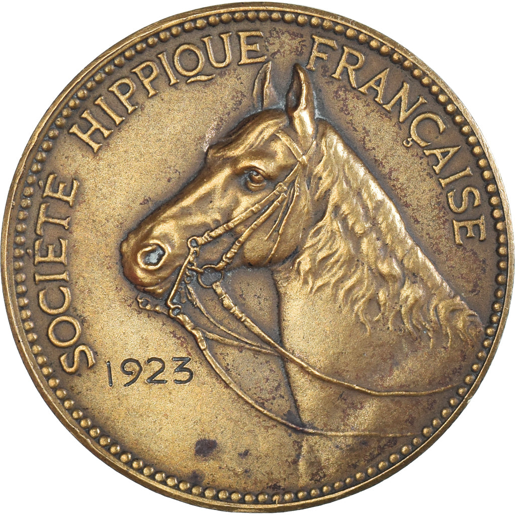 France, Medal, Société Hippique française, Equitation, Paris, 1923