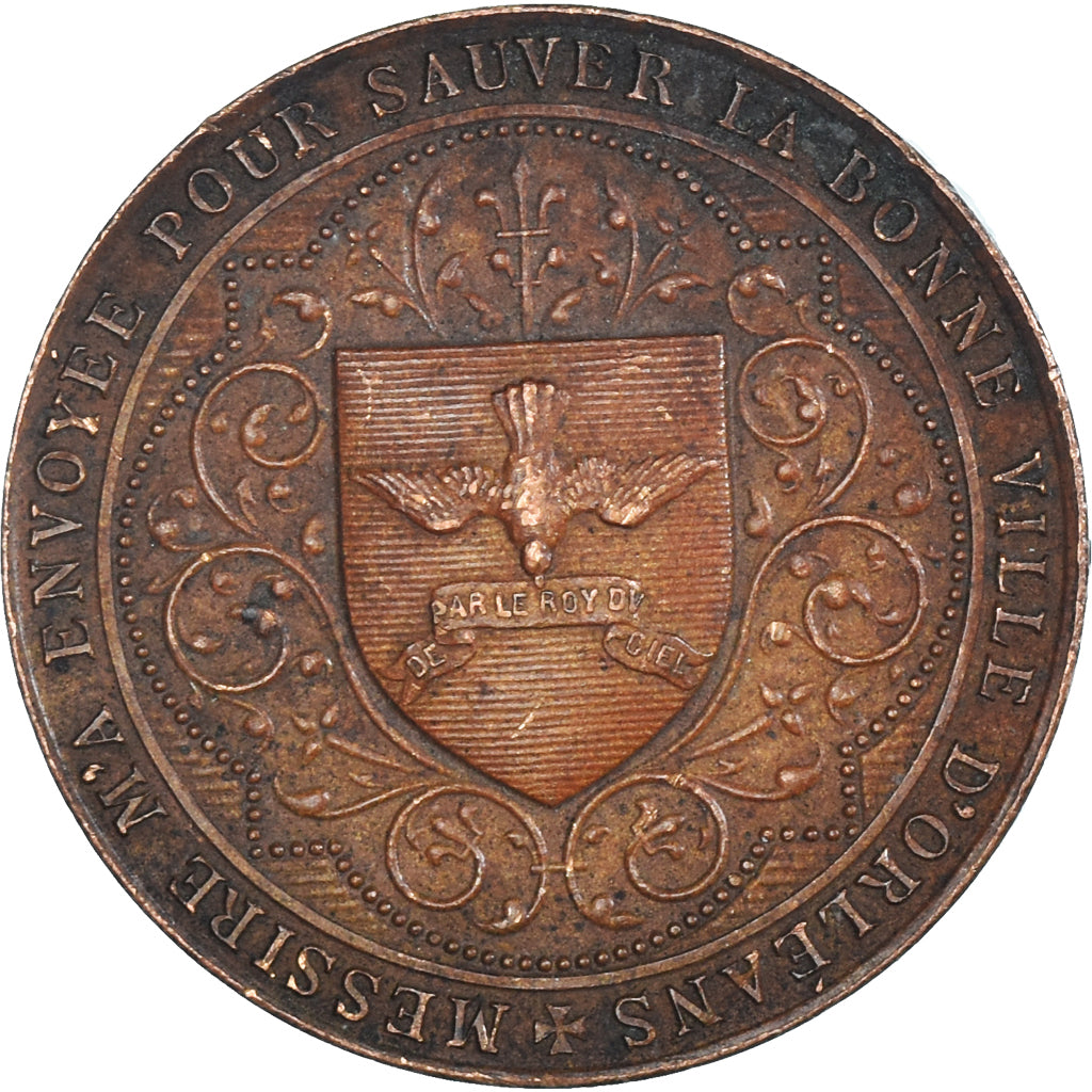 Frankreich, Medaille, Jeanne d'Arc, Orléans, History, SS, Bronze