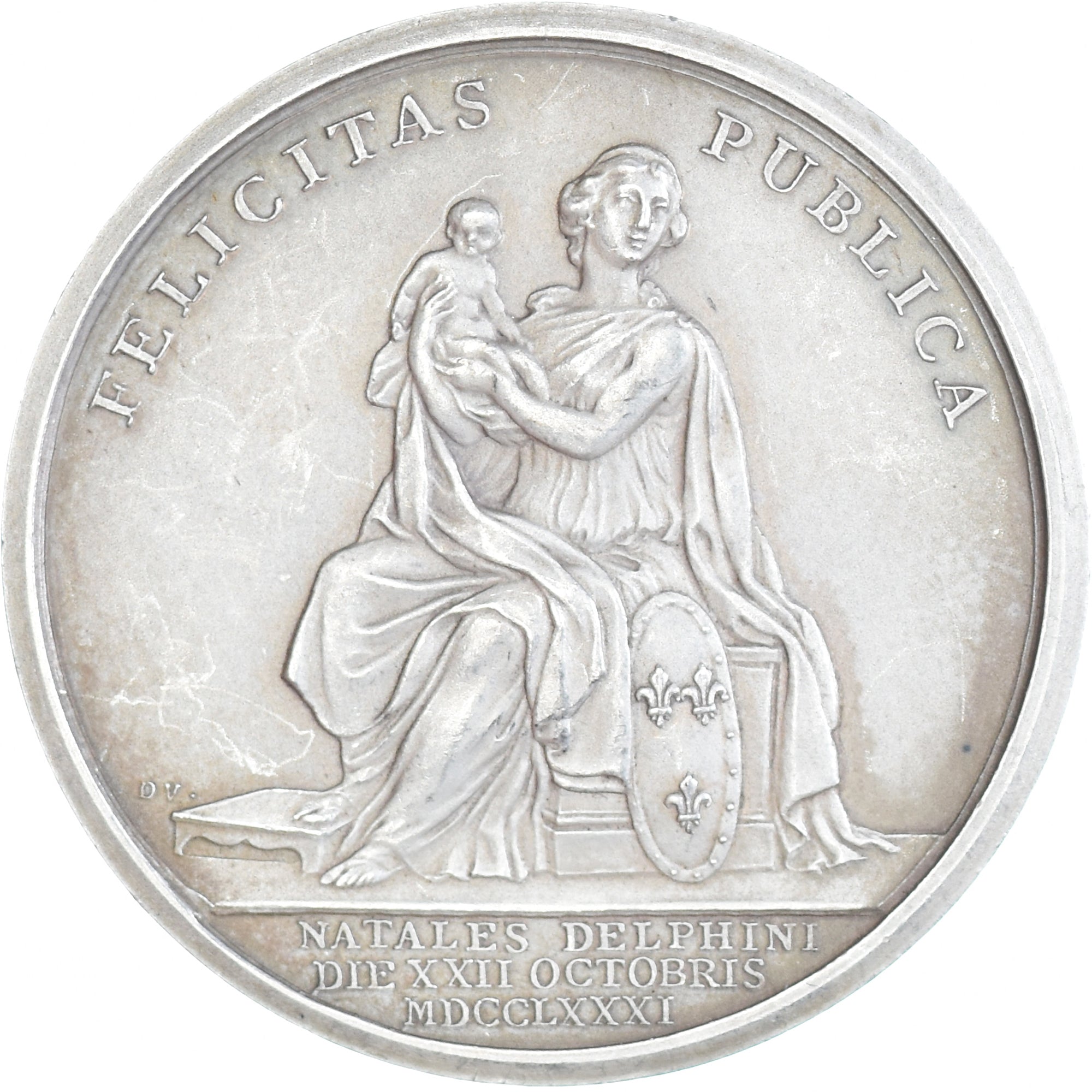 France, Médaille, Louis XVI, Naissance du Dauphin, History, 1781, Duvivier