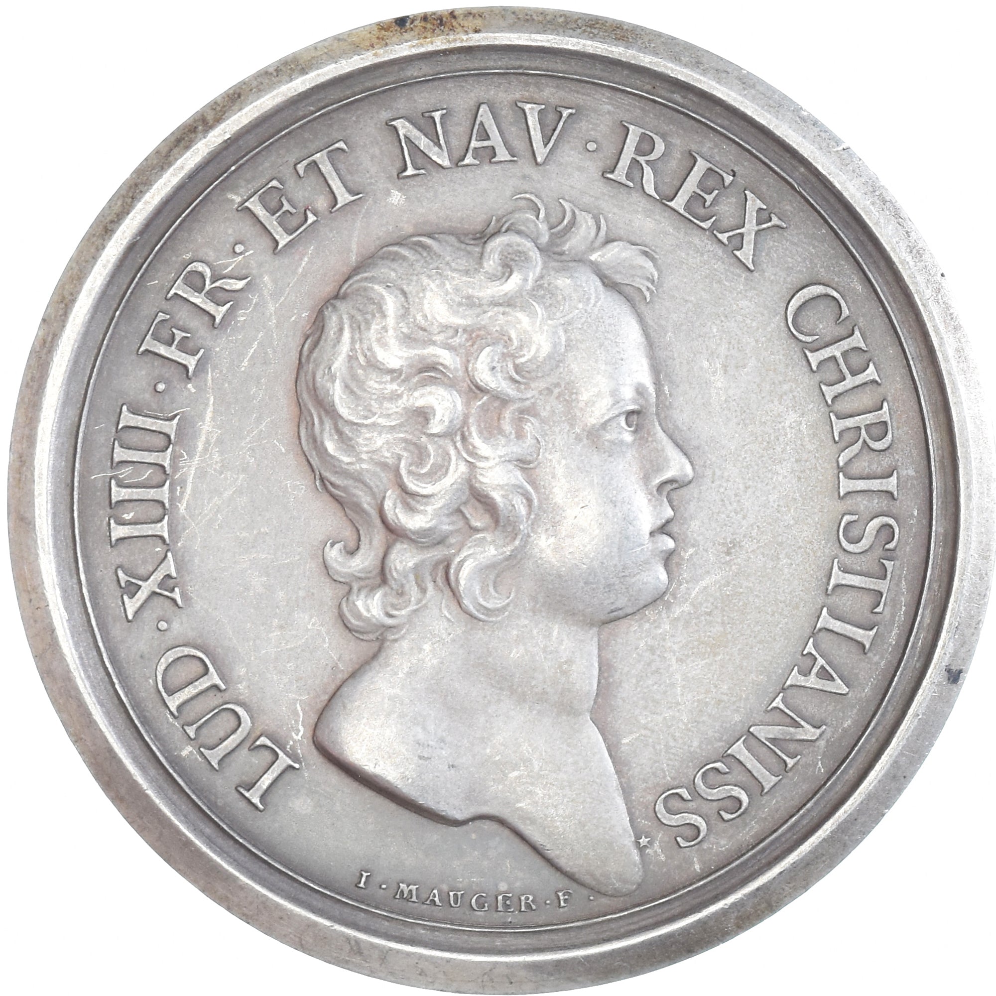 France, Medal, Louis XIV, Prise de Trente Villes, History, 1644, Mauger