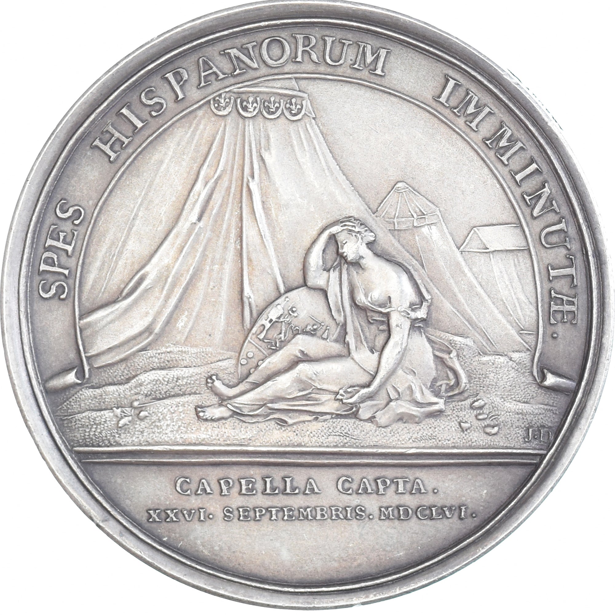 Frankrijk, Medaille, Louis XIV, Prise de la Capelle, History, 1656, Mauger