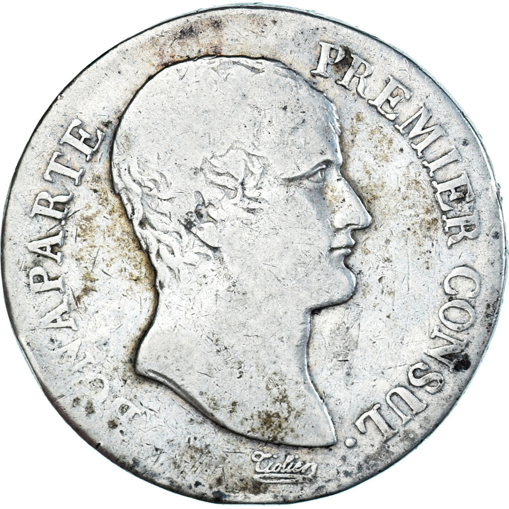 Coin, France, Bonaparte Premier Consul, 5 Francs, An 12 (1804), Toulouse