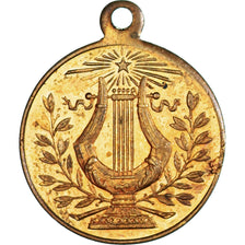 France, Médaille, Grand Concours de Musique, Vimoutiers, 1869, SPL, Laiton
