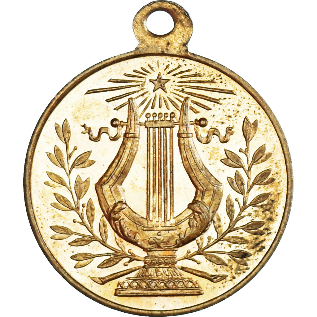France, Medal, Grand Concours Agricole et d'Orphéon, Bourg, 1870, MS(63), Brass