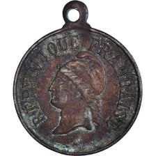 Francia, medaglia, Grand Concours de Pompes à Incendie de Boulogne, 1873, MB+