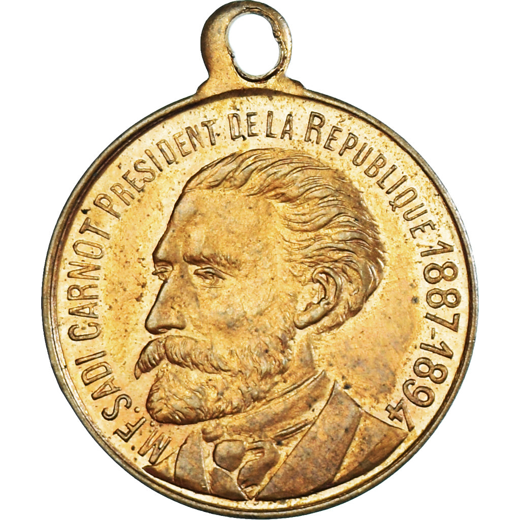 France, Medal, Sadi Carnot Président de la République, Politics, 1894