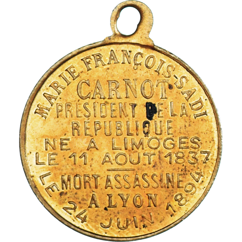 France, Medal, Sadi Carnot Président de la République, Politics, 1894