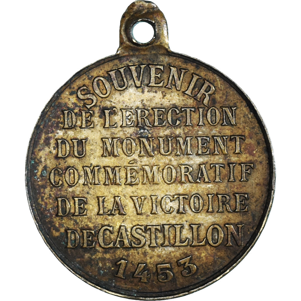 France, Medal, Erection du Monument Commémoratif de la Victoire de Castillon