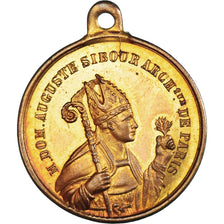 France, Medal, Mort d'Auguste Sibour, Archevêque de Paris, MS(63), Brass