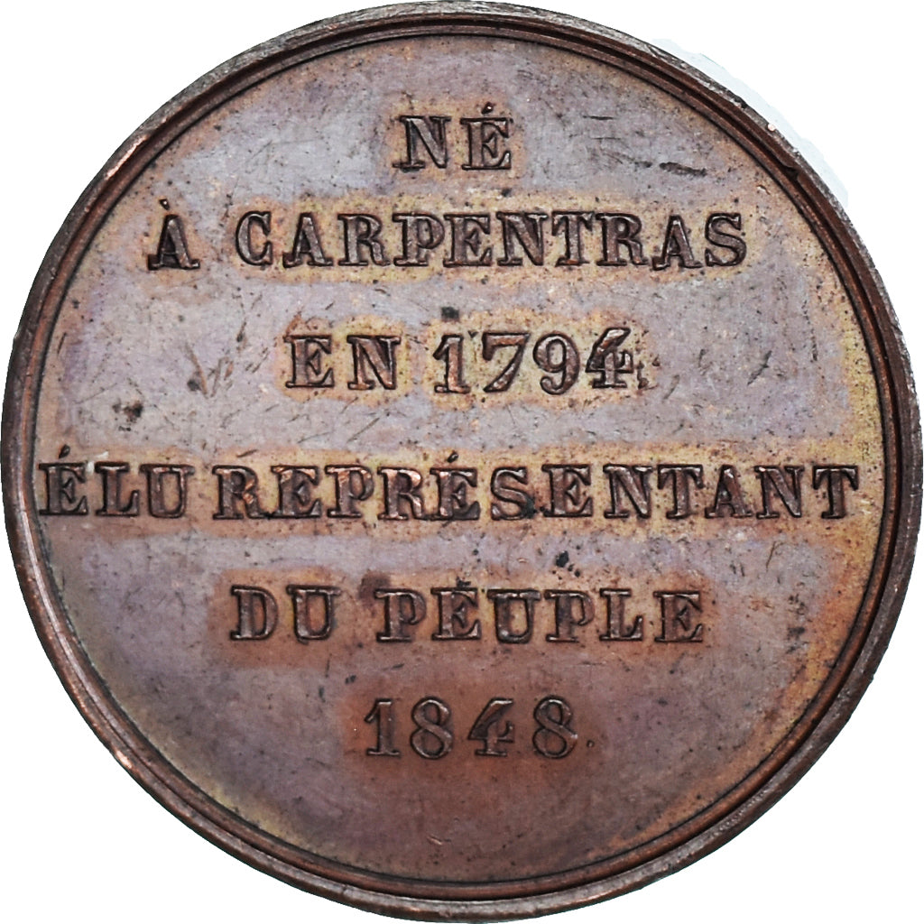 France, Medal, François Vincent Raspail, Elu Représentant du Peuple, History