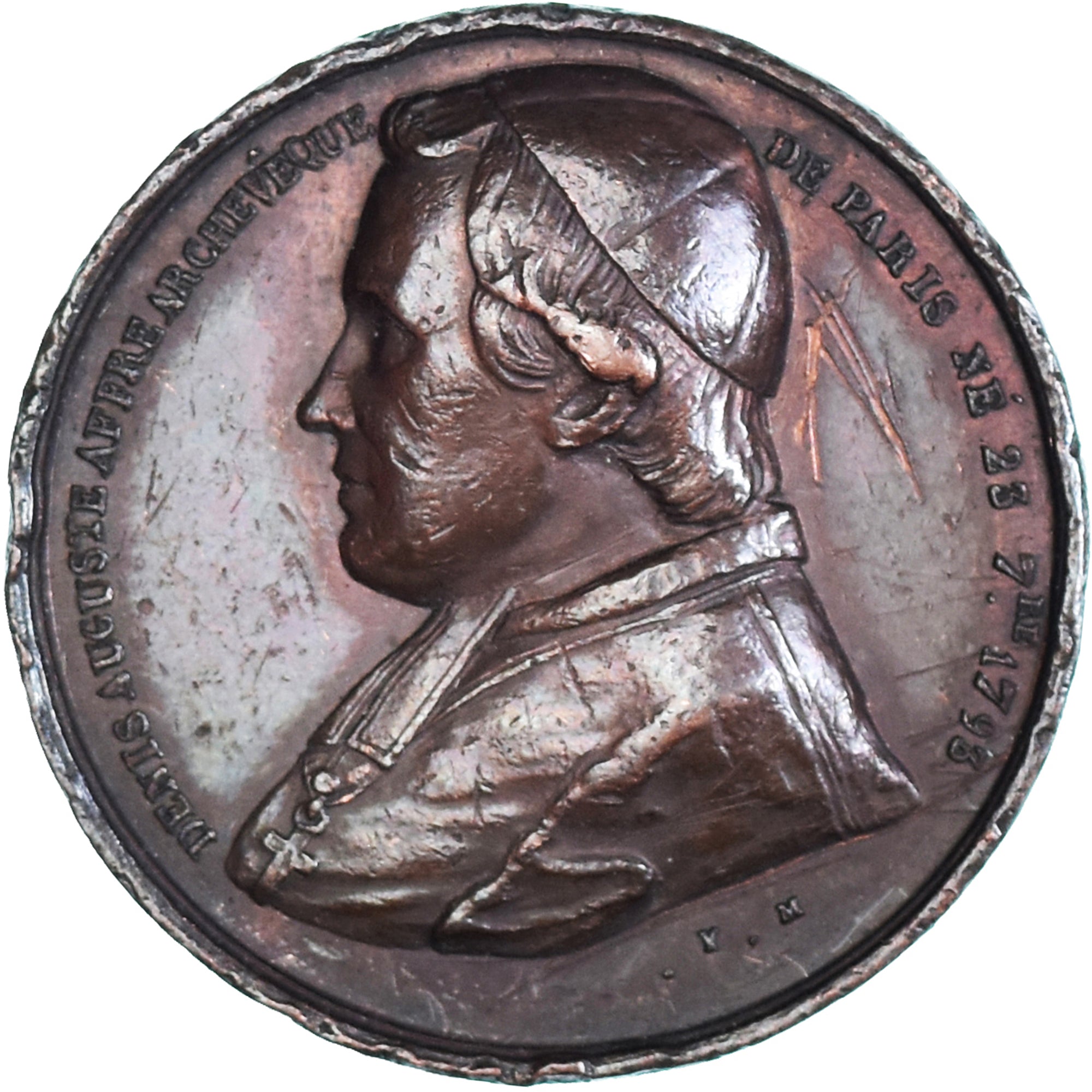 Frankreich, Medaille, Auguste Affre, Archevêque de Paris, Religions & beliefs