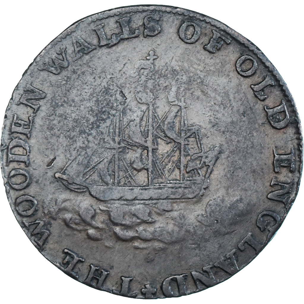 United Kingdom, Halfpenny Token, Hampshire, Emsworth, 1795, SS, Kupfer