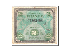 Banknote, France, 2 Francs, 1944, Undated, VF(20-25), Fayette:VF16.2, KM:114b