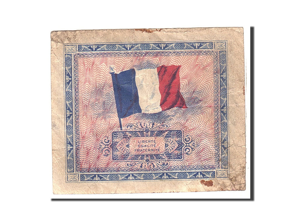 Banknote, France, 2 Francs, 1944, Undated, VF(20-25), Fayette:VF16.2, KM:114b