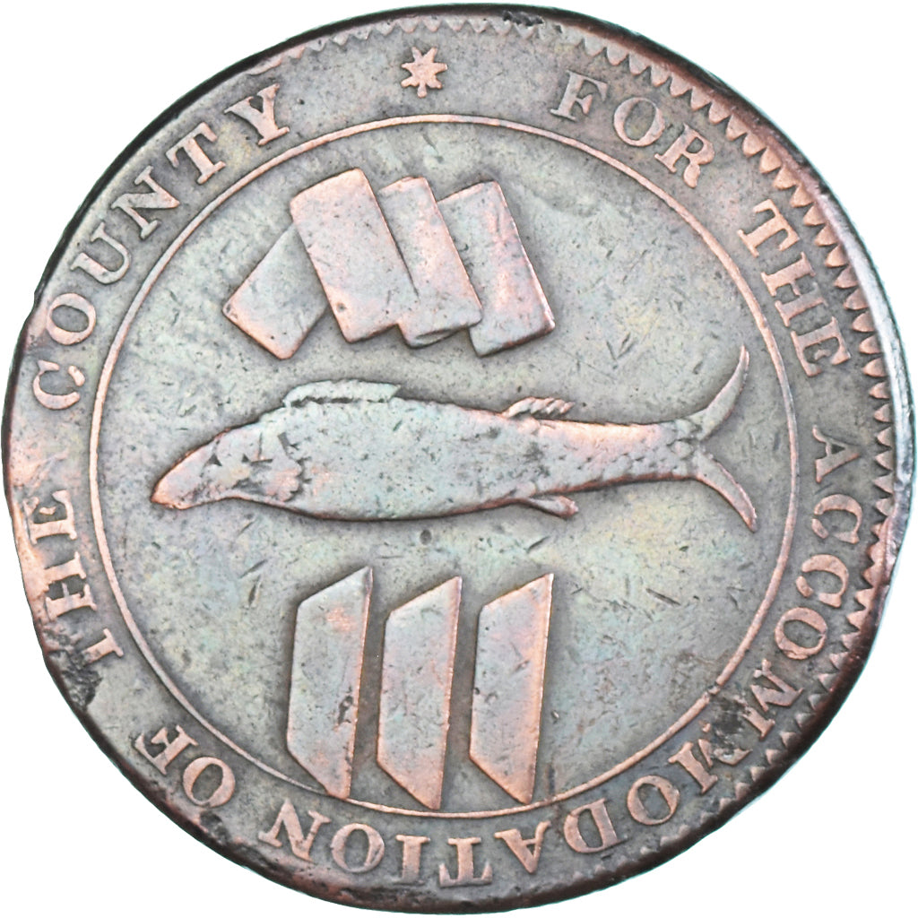 United Kingdom, Cornish Penny, Scorrier House (Redruth), 1811, VF(30-35), Copper