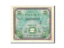 Banknot, Francja, 2 Francs, 1944, Undated, VF(20-25), Fayette:VF16.2, KM:114b