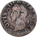 Coin, France, Louis XIII, Double tournois de Warin, tête à gauche, Double