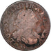Coin, France, Louis XIII, Double tournois, buste laurée et drapé, Double