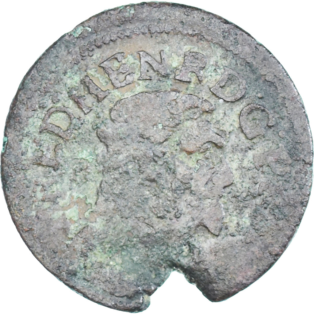 Münze, Frankreich, Frédéric-Henri de Nassau, Double Tournois, Uncertain date