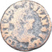 Monnaie, France, Louis XIII, Double Tournois, 1619, B, Cuivre