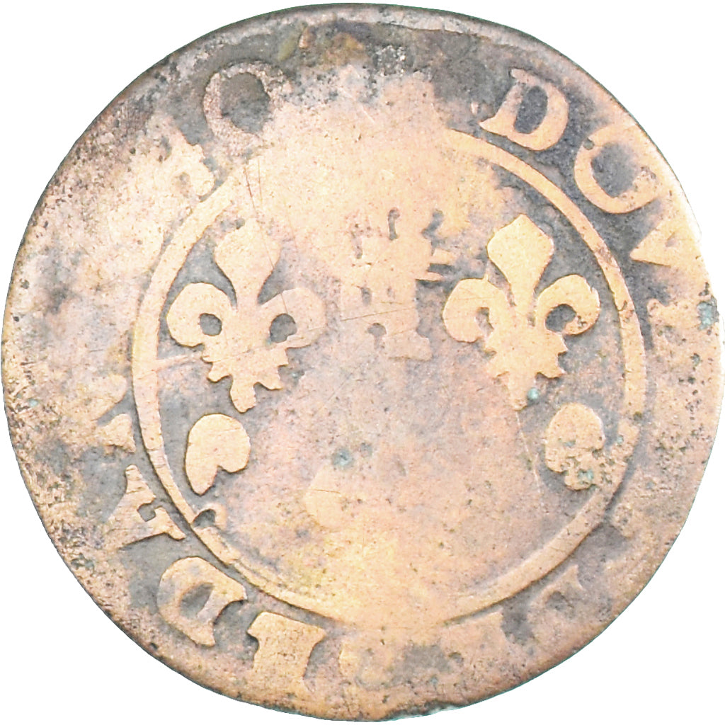 Monnaie, France, Ardennes, Fréd-Maurice de La Tour, Double Tournois, 1640