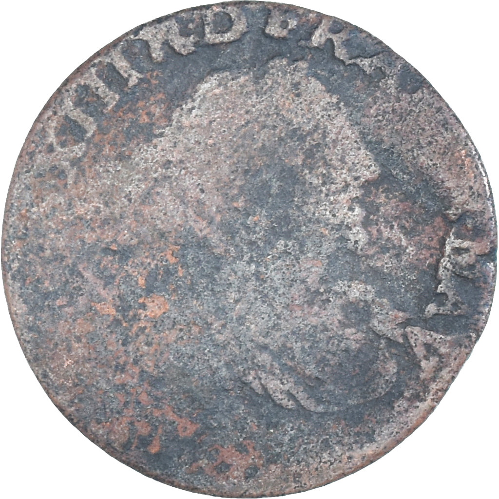 Monnaie, France, Louis XIII, Double Tournois, Date incertaine, B, Cuivre