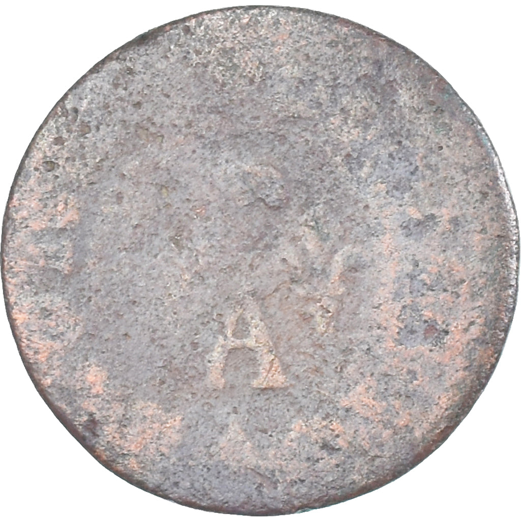 Moeda, França, DOMBES, Gaston d'Orléans, Denier Tournois, Uncertain date