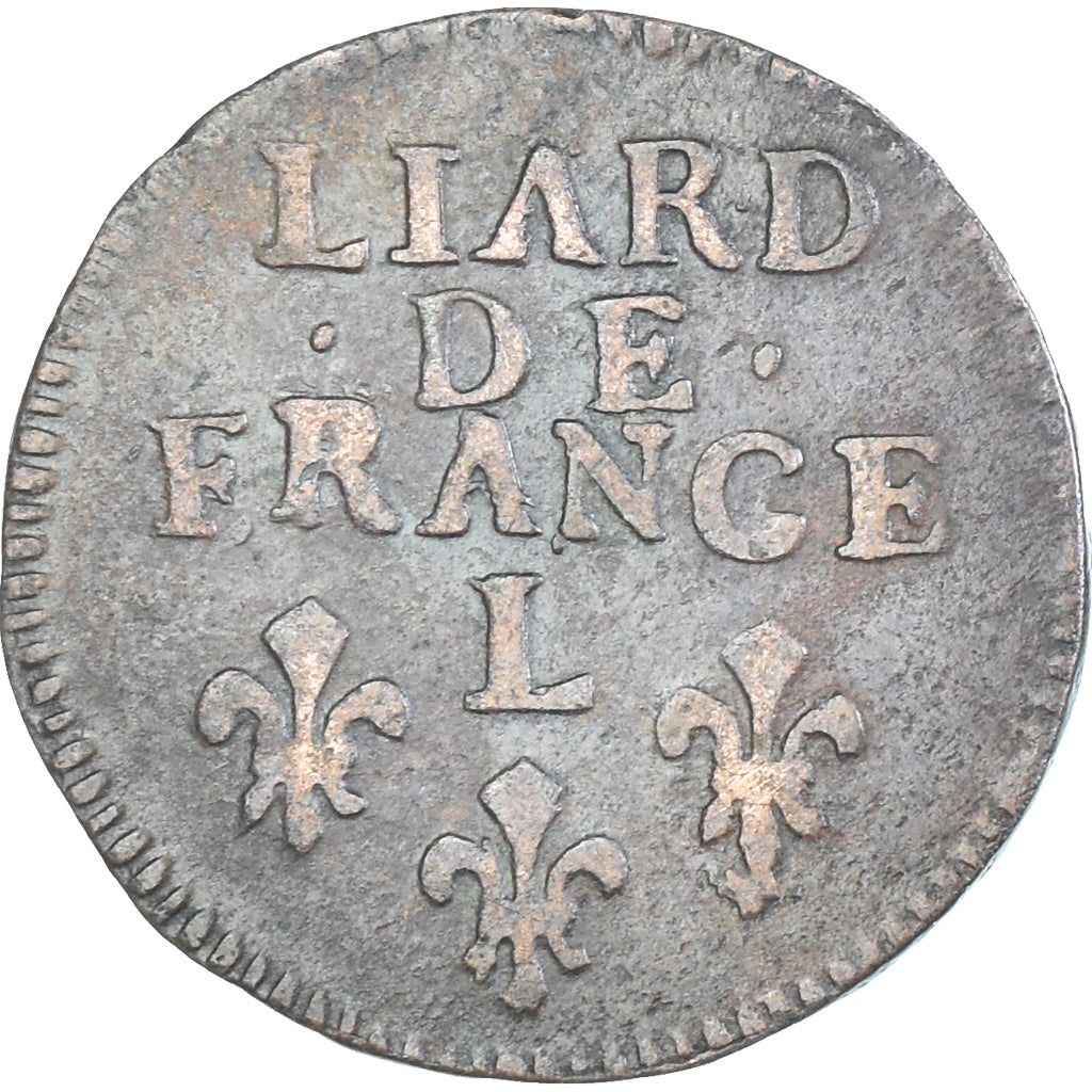 Coin, France, Louis XIV, Liard, 1699, Bayonne, VF(20-25), Copper