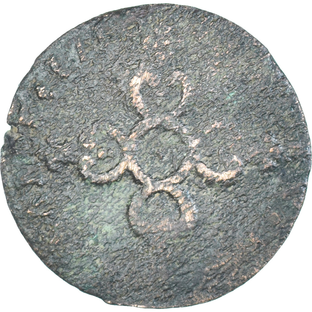 Moeda, França, Louis XIV, Six deniers dits « dardenne », 6 Deniers, 1710