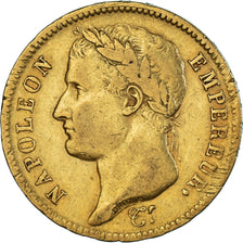 Moneda, Francia, Napoléon I, 40 Francs, 1811, Paris, MBC, Oro, KM:696.1