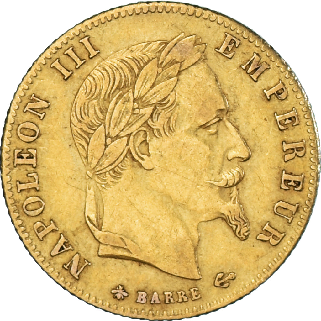 Coin, France, Napoleon III, Napoléon III, 5 Francs, 1867, Paris, EF(40-45)