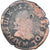 Moneda, Francia, Henri III, Double Tournois, 1592, Toulouse, BC+, Cobre