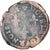 Moneda, Francia, Henri III, Double Tournois, 1592, Toulouse, BC+, Cobre