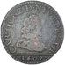 Moeda, França, Ardennes, Charles Ier de Gonzague, Liard, 1609, Charleville