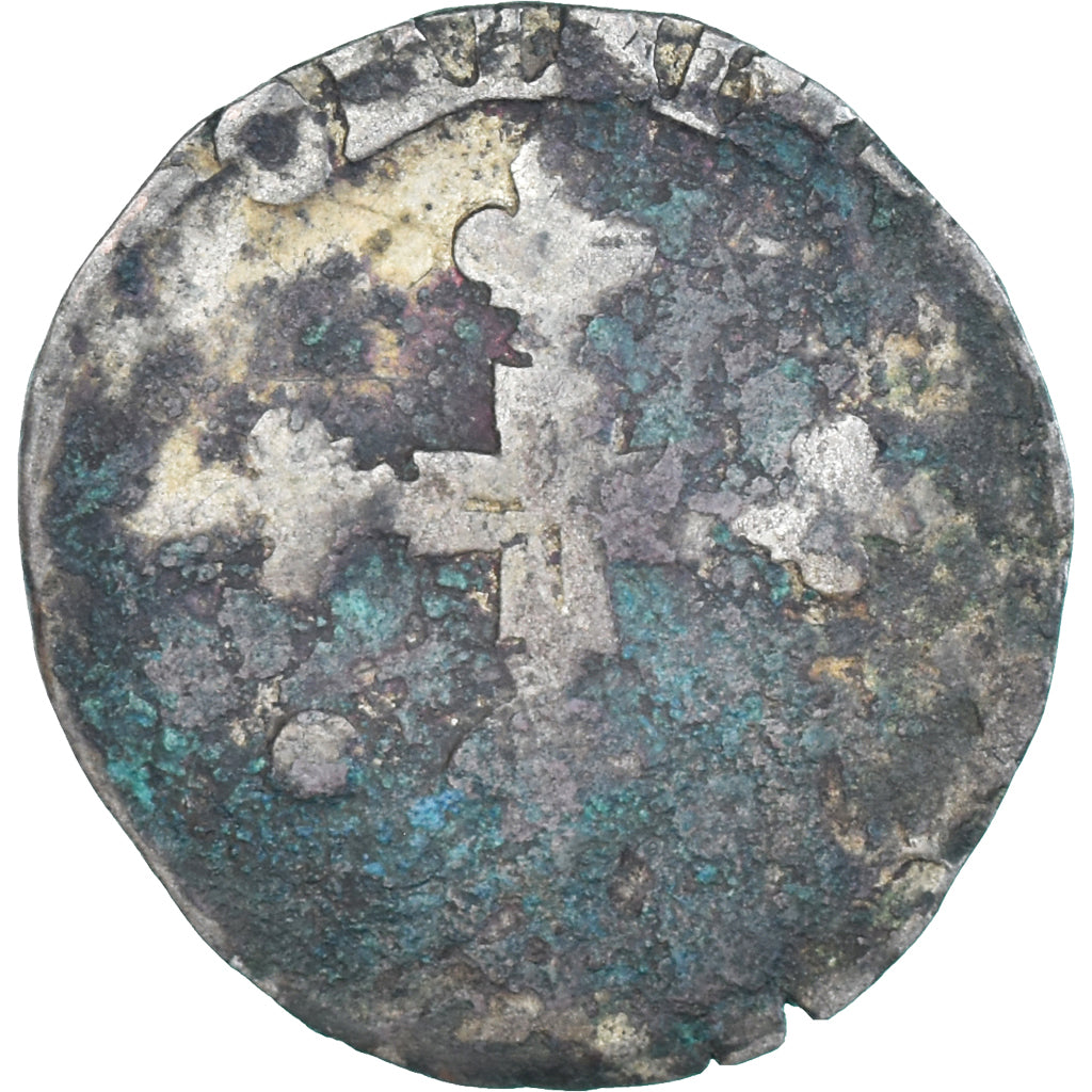 Coin, France, Henri III, Double Sol Parisis, AG(3), Billon