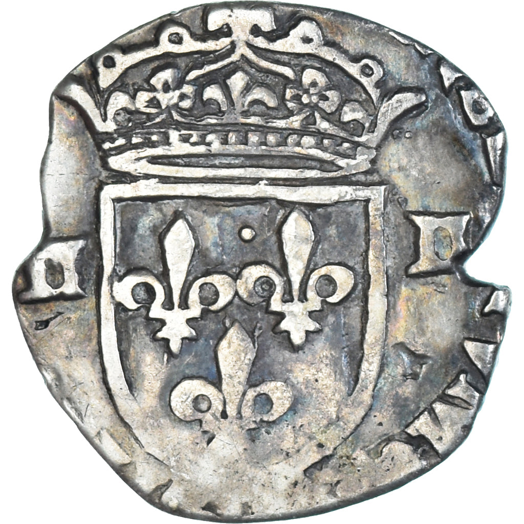 Moneta, Francia, Louis XIII, 1/4 Ecu, 1622, Uncertain Mint, MB+, Argento