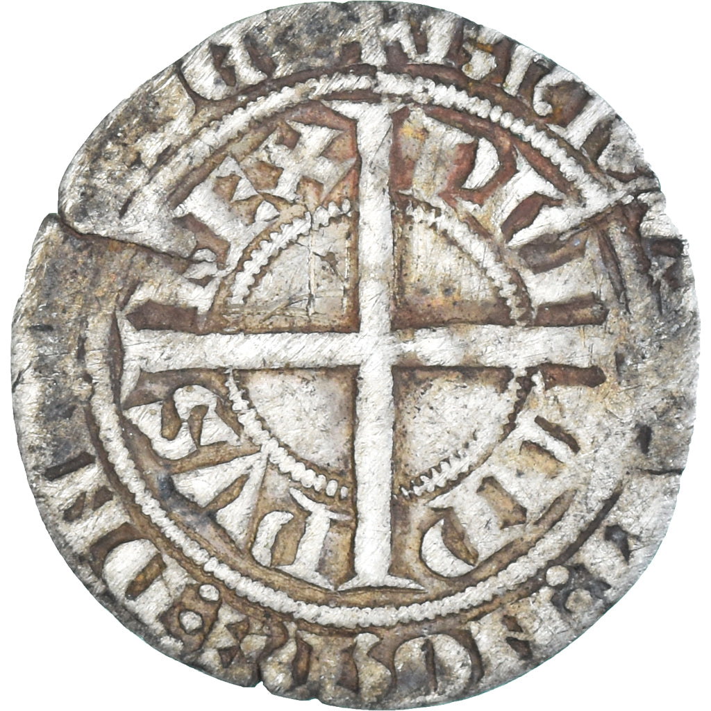 Munten, Frankrijk, Filip VI, Gros à la Couronne, FR+, Zilver, Duplessy:262C