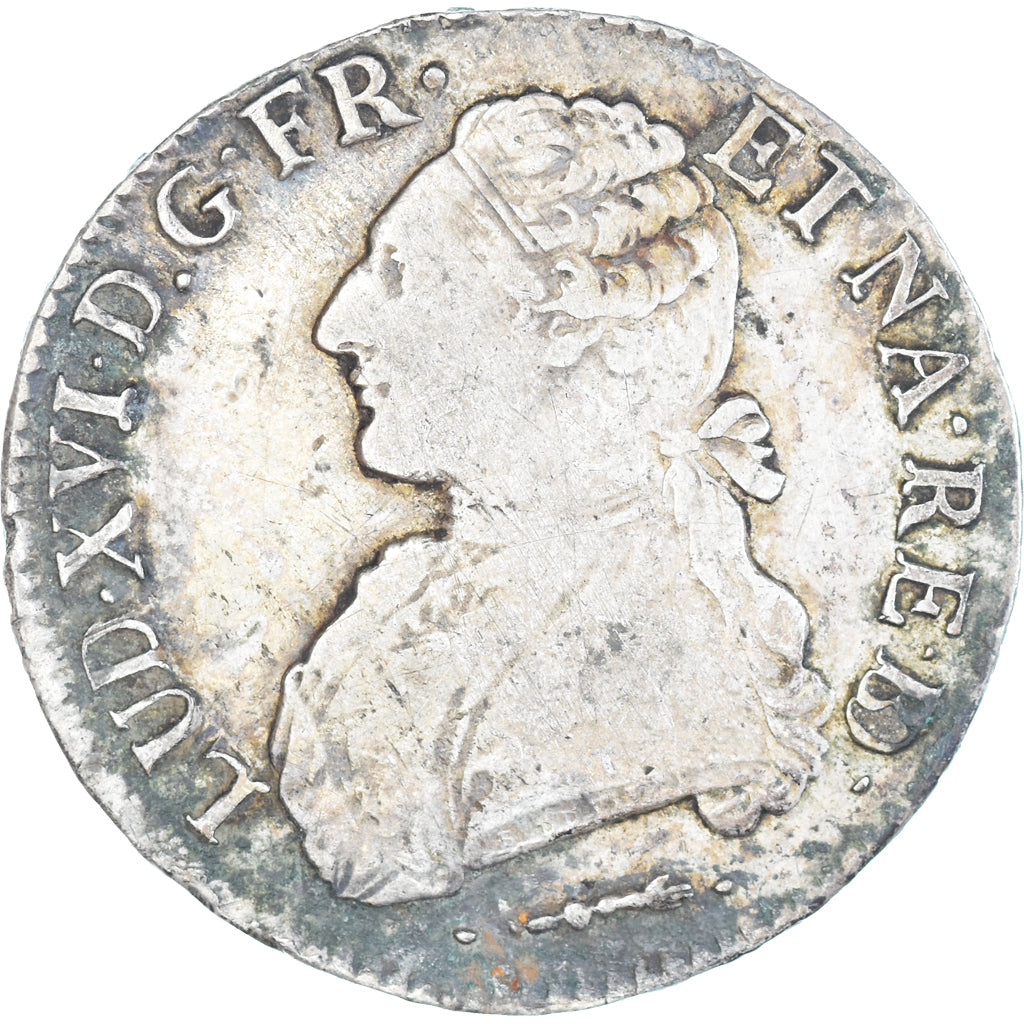 Moneta, Francia, Louis XVI, Écu de Béarn aux branches d'olivier, Ecu, 1779