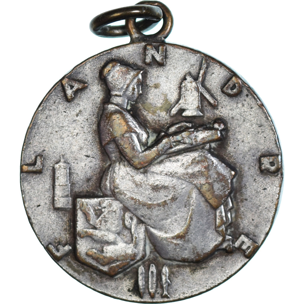 France, Medal, Compagnie Générale Transatlantique, Flandre, Shipping, Renard