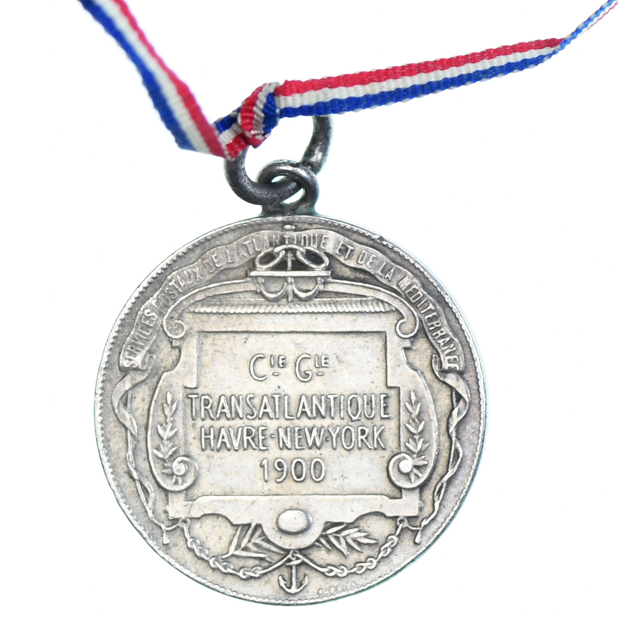 Francia, medalla, Compagnie Générale Transatlantique, Havre/New-York