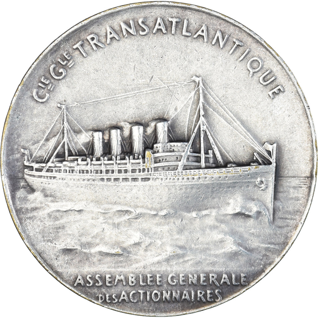 France, Medal, Compagnie Générale Transatlantique, Assemblée des