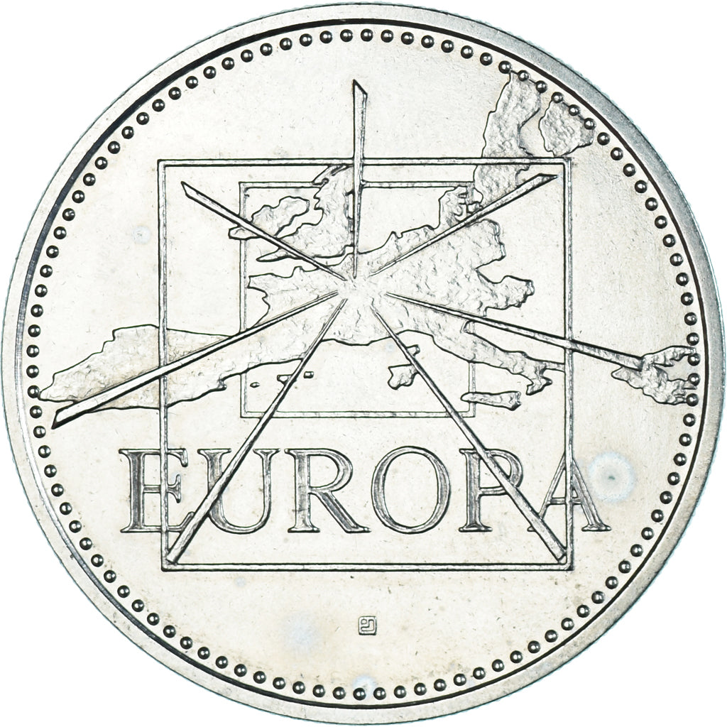 France, Medal, Ecu Europa, Politics, 1995, Jimenez, AU(50-53), Copper-nickel