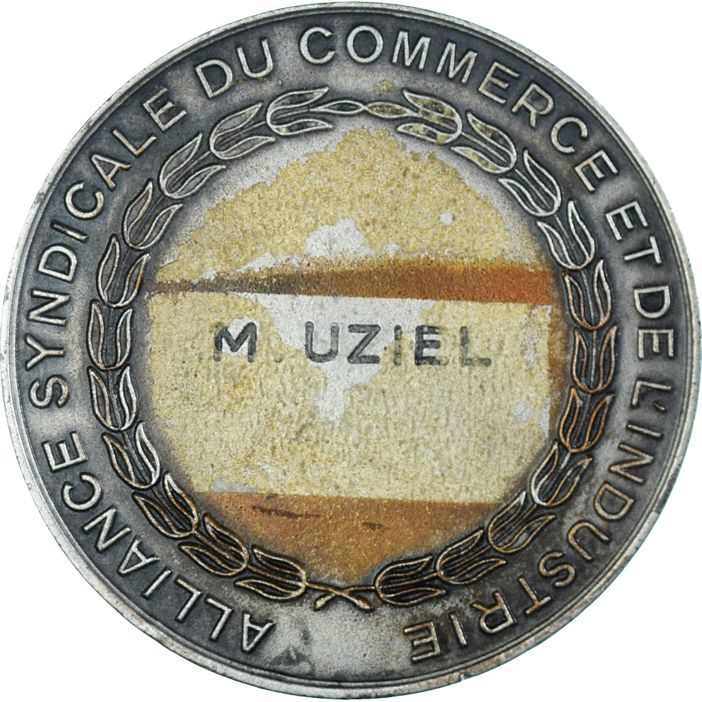 France, Médaille, Alliance Syndicale du Commerce et de l'Industrie, SUP, Bronze