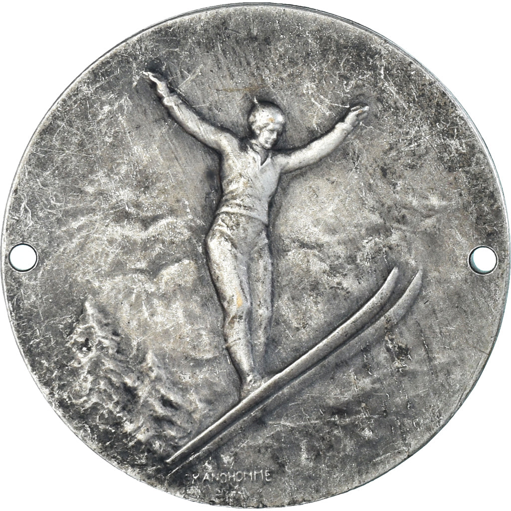 Frankreich, Medaille, Saint Bernard de Menton, Patron des Skieurs, Religions &