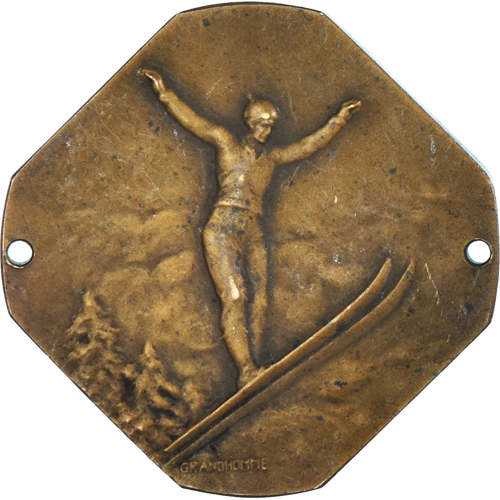 França, medalha, Saint Bernard de Menton, Patron des Skieurs, Crenças e