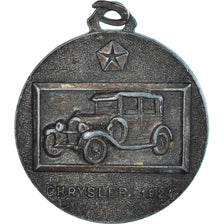 France, Medal, Chrysler, Automobile, 1924, EF(40-45), Silvered bronze