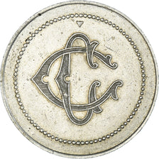 France, Token, Casino de Coutainville, 5 Francs, Game Token, EF(40-45)