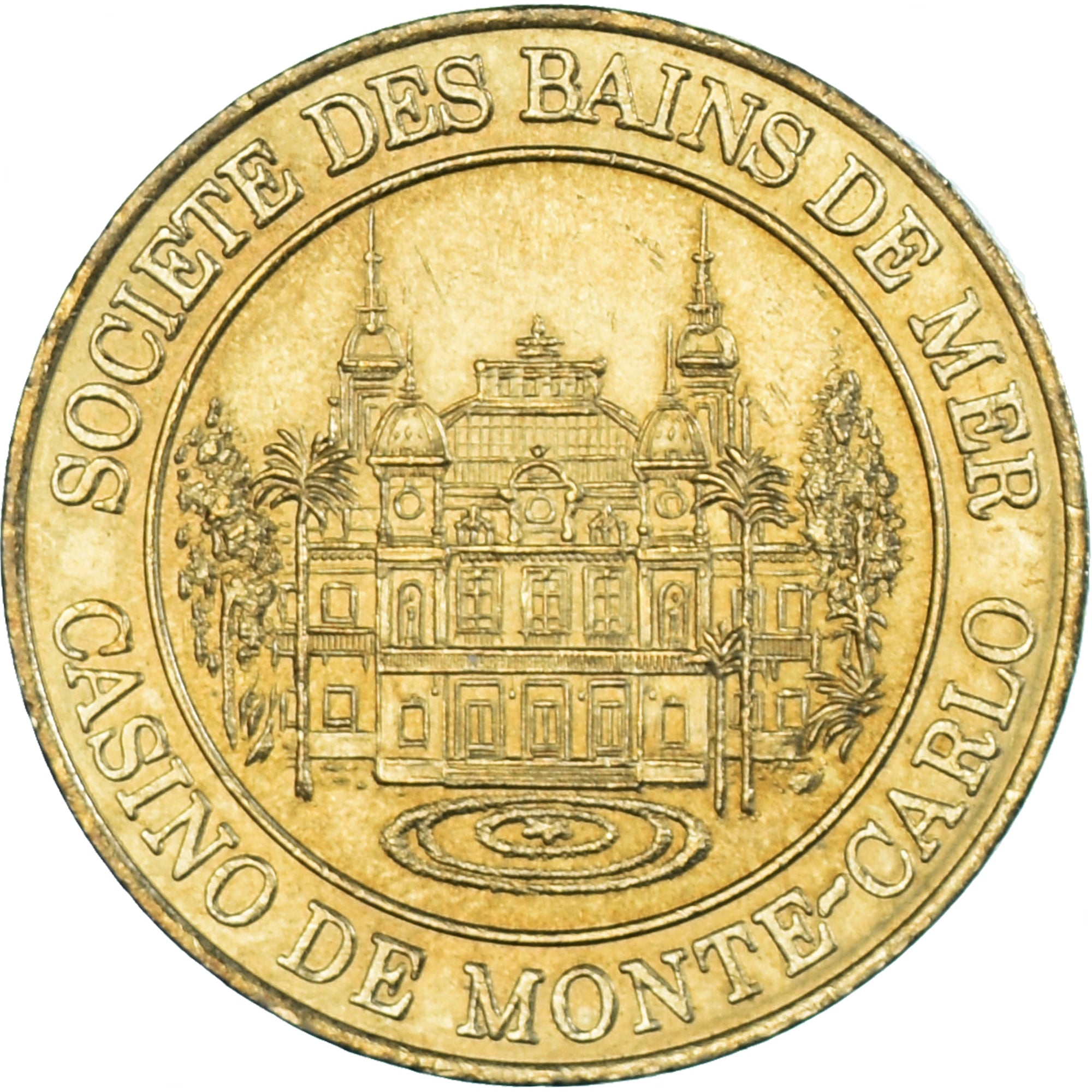 Monaco, Jeton, Casino de Monte-Carlo, 50 Centimes de Francs, Game Token, TTB+