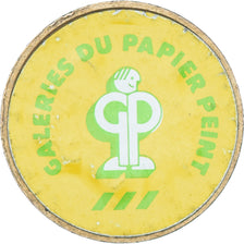 France, Token, 10 FRANCS Mathieu, Galeries du Papier Peint, Publicity