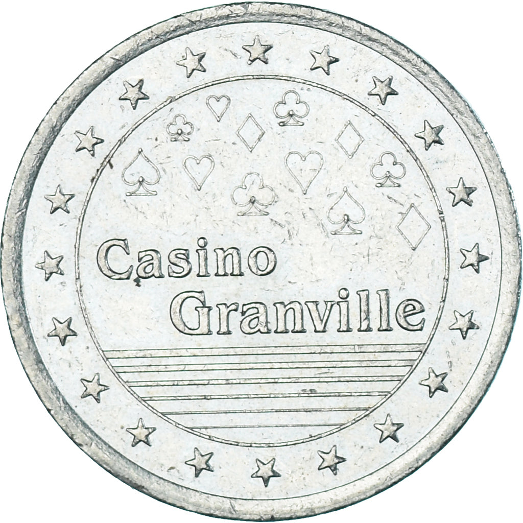 Francia, ficha, Casino de Granville, 50 Centimes de Franc, Game Token, BB